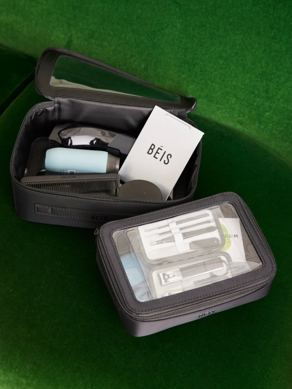BEIS THE IN FLIGHT COSMETIC SET IN BLACK - Picture 5 of 11
